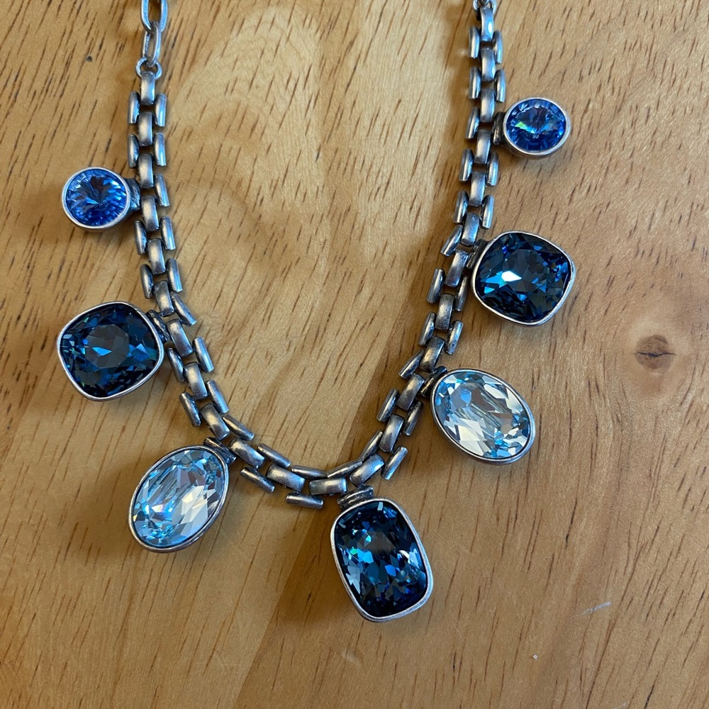 NIB‼️ Touchstone Crystal by Swarovski “Basketweave” Necklace